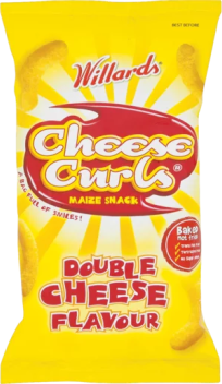 Cheese Curls Double Cheese Flavoured Maize Snack 14g