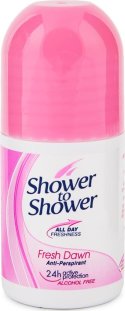 Shower To Shower Roll On 50ml Ladies Fresh Dawn