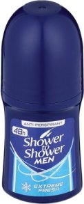 Shower To Shower Roll On 50ml Men Extreme Fresh