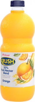 Clover Krush 50% Fruit Nectar Blend 1.5L Orange