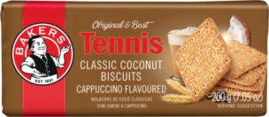 Bakers Tennis Cappuccino Flavoured Classic Coconut Biscuits 200g