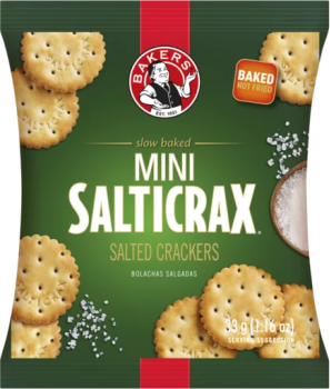 Bakers Mini Salticrax Salted Crackers 33g