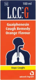 LCC Guaiph Orange Flavoured Cough Syrup 100ml