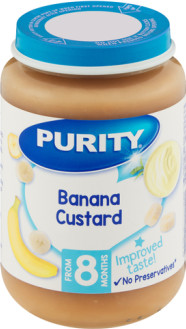 Purity Jar 200ml Banana Custard (from 8 months)