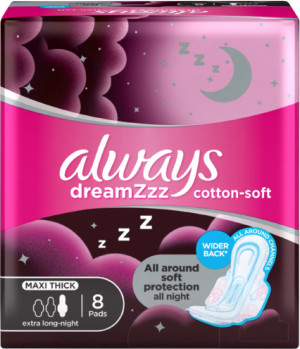 Always Maxi Cotton Thick Nights ( 8's )