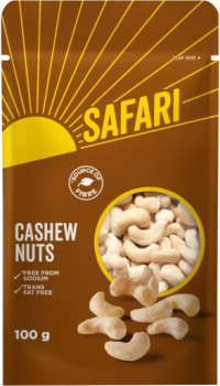 SAFARI Raw Cashews 100g