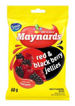 Maynards Red and Black Berry Jellies 60g