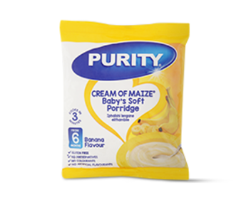 Purity Soft Porridge 400g Cream of Maize Banana (from 6 months)