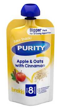 Purity Pouch 150ml Apple & Oats with Cinnamon