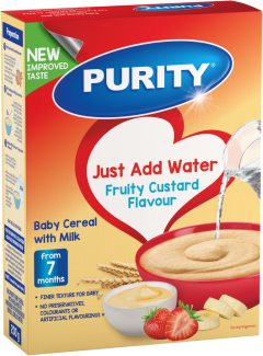 Purity Cereal Fruity Custard 450g