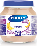 Purity Jar 125ml Banana (from 6 months)
