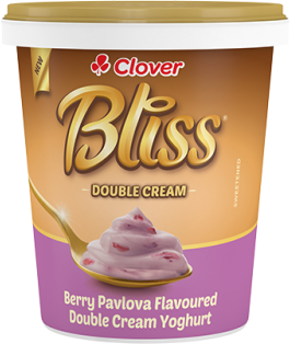 Clover Bliss Double Cream Yoghurt 1kg Berry Pavlova