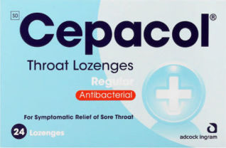 Cepacol Lozenges Regular 24's (Best Before May 2026)