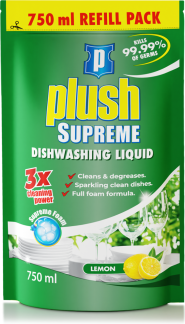 Dishwashing Liquid lemon 750ml Refill Pouch