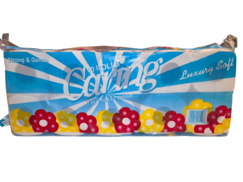 Caring Toilet Paper 1 ply 10 pac