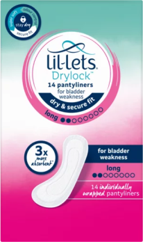 Lil-Lets Liner Drylock Bladder Weakness Long 14S
