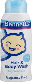 Bennetts Hair and Body Wash 400ml