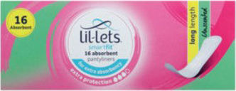 Lil-Lets Liners 16's Unscented