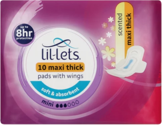 Lil-Lets Maxi Singles 10s Mini Scented