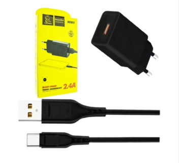 DC01T Type C Travel Charger Black 