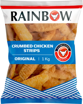 Rainbow Frozen Original Crumbed Chicken Strips 1kg