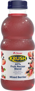 Clover Krush Mixed Berries 40% Fruit Nectar Blend 500ml