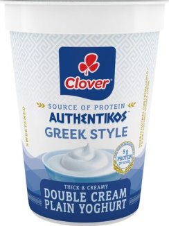 Clover Authentikos Greek Style Double Cream Yoghurt 150g 