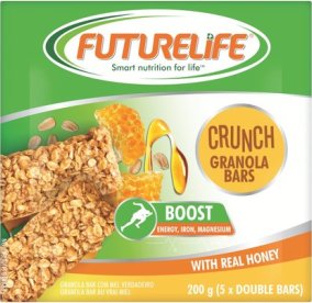 Futurelife Crunch Granola Bars with Real Honey 40g 5 Pack