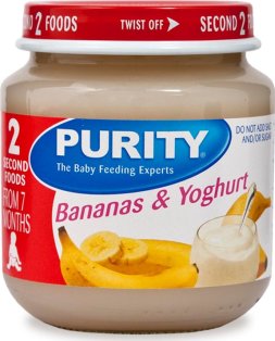 Purity Jar 125ml Banana Yoghurt Dessert  (from 7 months)