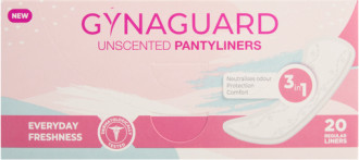 Gyna Guard Unscented Pantyliners 20 Pack