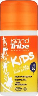 Island Tribe Kids SPF 50 Clear Gel Sun Protection Stick 30g