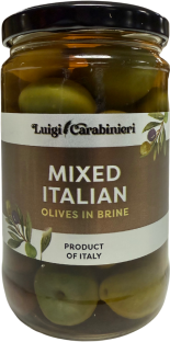 Luigi Carabinieri Mixed Italian Olives In Brine 290g