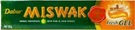 Dabur Miswak Herbal Toothpaste Al Arak Extract Fresh Herbal 125g
