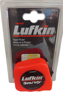 Lufkin Tape Ruler Measure & Ruban 3m