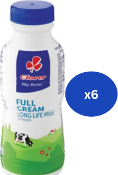 Clover Full Cream Sterilized Milk 300ml(BB12/12/2025) x 6