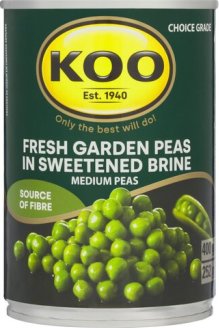 Koo Garden Peas in Sweetened Brine 400g
