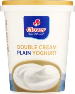 Clover Double Cream Plain Yoghurt 500g