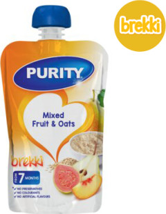Purity Mixed Fruits & Oats 110ml