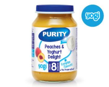 Purity Yoghurt with Peach Pieces 200ml
