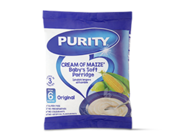 Purity Cream of Maize Baby's Soft Porridge Original 400g 