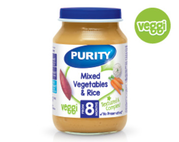 Purity Mixed Vegetables & Rice 200ml