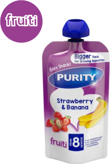 Purity  Strawberry & Banana 150ml