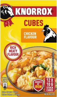Knorrox Chicken Flavoured Stock Cubes 12 x 10g