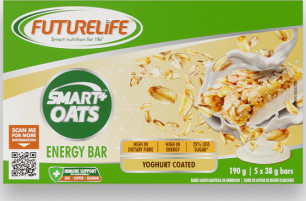 FutureLife Smart Oats Energy bar - Yoghurt Coated Multi Pack of 5