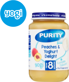 Purity Yoghurt with Peach Pieces 200ml
