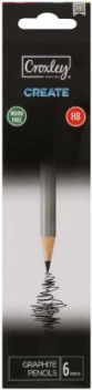 Croxley Woodfree HB Pencil Pack of  6