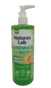 Nature's Lab Handwash Liquid - Zesty Lemon