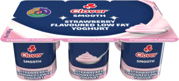 Clover Flavored Yoghurt Classic Strawberry 6X100g