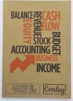 Croxley Accounting Exercise Book A4 72 page - Credit Journal