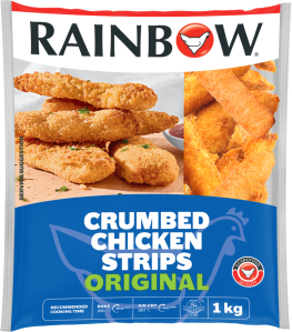 Rainbow Frozen Original Crumbed Chicken Strips 1kg